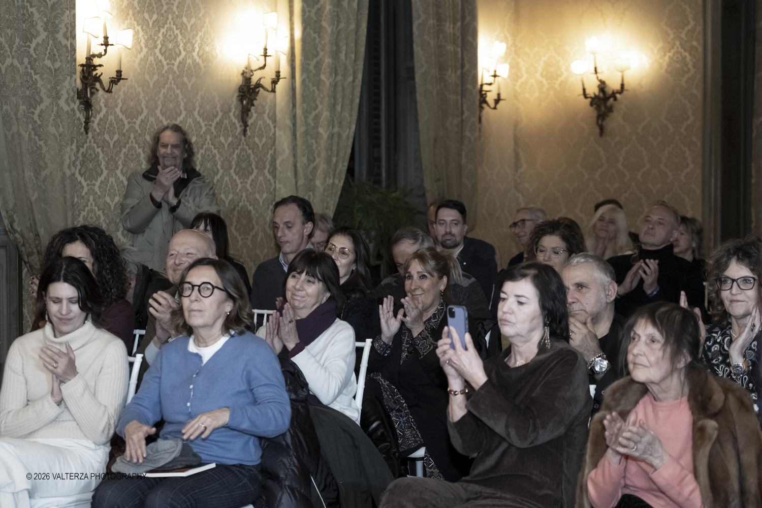 DSCF0193.jpg - 23/02/2025. Torino. Presentazione del libro MI PIACE ANNUSARE LA LANA scritto da Roberto Veronesi ed edito da Paola Caramella Editrice al Circolo della Stampa. Nella foto un momento dell'evento