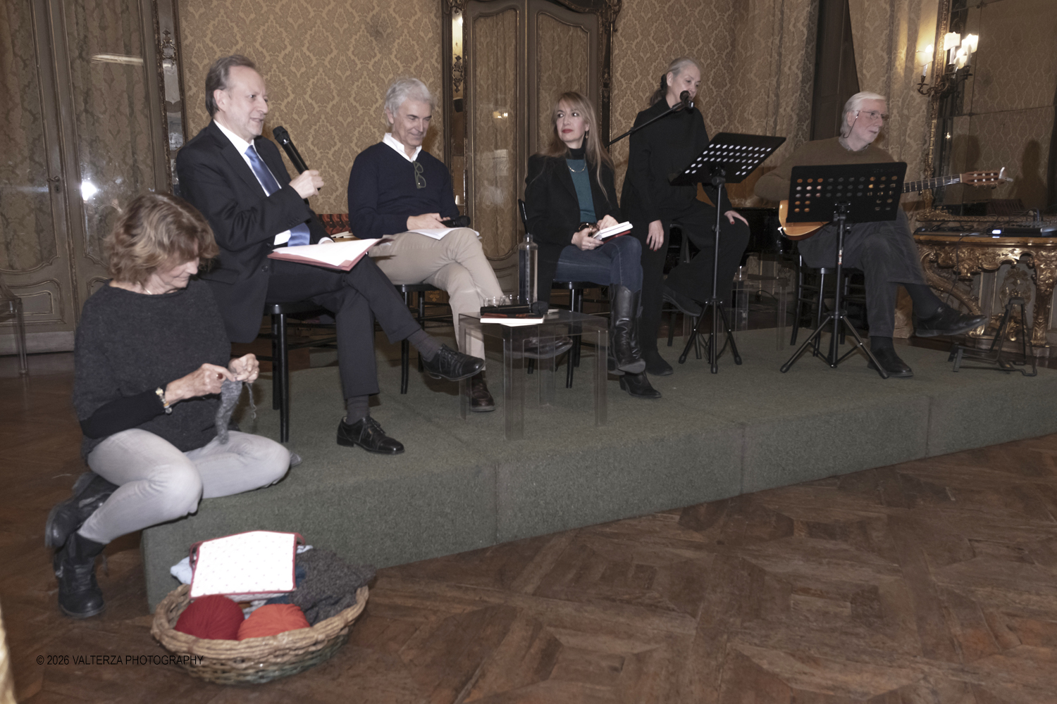 _DSF3494.jpg - 23/02/2025. Torino. Presentazione del libro MI PIACE ANNUSARE LA LANA scritto da Roberto Veronesi ed edito da Paola Caramella Editrice al Circolo della Stampa. Nella foto un momento del'evento
