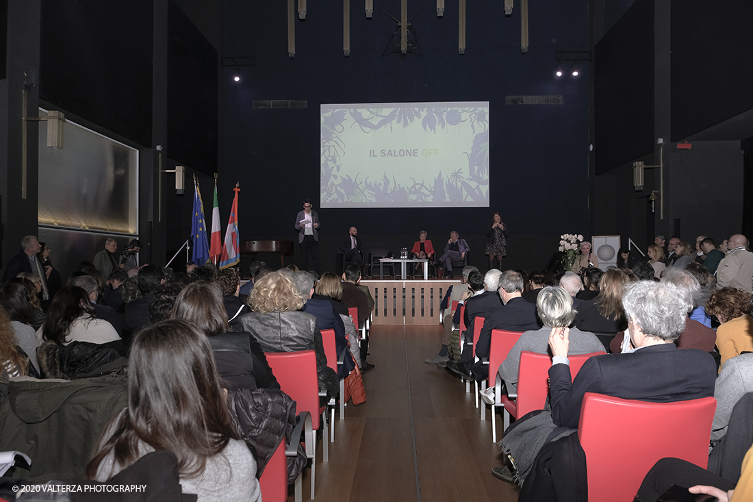 _DSF5902.jpg - 18/02/2020. Torino. Cinque giorni di dialogo intorno ai libri e alla lettura, per immaginare il futuro dellâ€™umanitÃ  e del mondo con oltre 2.000 tra scrittori, filosofi, scienziati, artisti, economisti e pensatori contemporanei. Nella foto un momento della presentazione del programma del Salone da parte di  Nicola Lagioia, direttore editoriale del Salone Internazionale del Libro di Torino