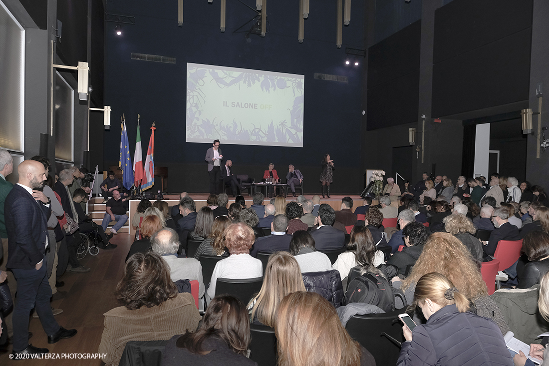 _DSF5905.jpg - 18/02/2020. Torino. Cinque giorni di dialogo intorno ai libri e alla lettura, per immaginare il futuro dellâ€™umanitÃ  e del mondo con oltre 2.000 tra scrittori, filosofi, scienziati, artisti, economisti e pensatori contemporanei. Nella foto un momento della presentazione del programma del Salone da parte di  Nicola Lagioia, direttore editoriale del Salone Internazionale del Libro di Torino