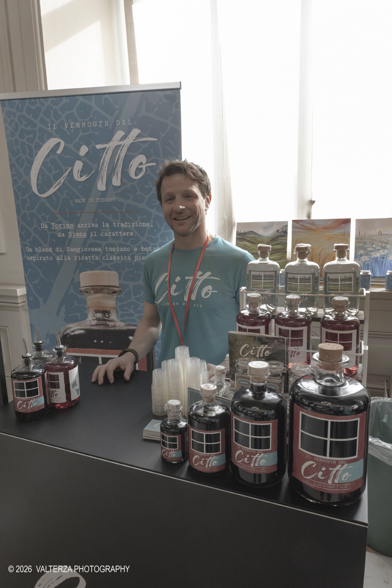 DSCF2752.jpg - 21/02/2026. Torino.  Il Salone del Vermouth di sabato 21 e domenica 22 febbraio Ã¨ ufficialmente SOLD OUT. Un risultato che racconta meglio di qualsiasi parola lâ€™entusiasmo che câ€™Ã¨ attorno a questa edizione. Nella foto lo Stand del Brand Citto