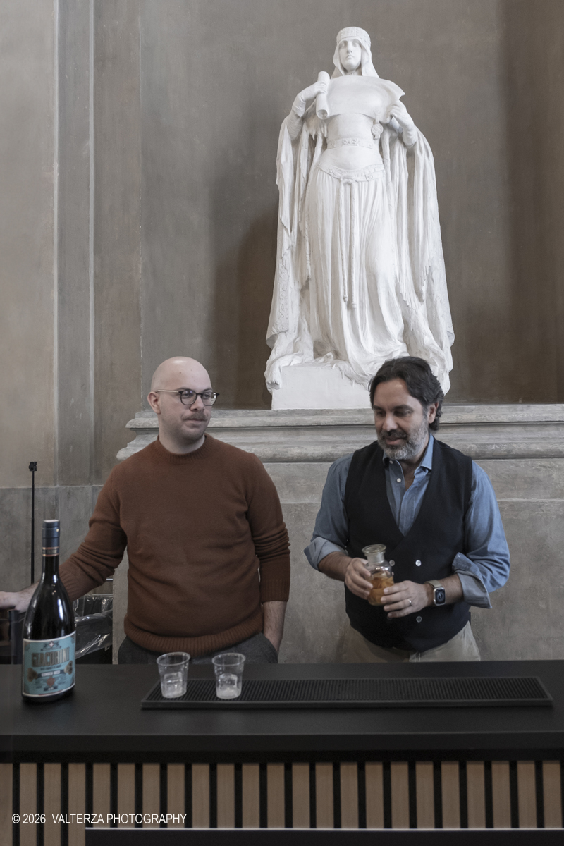 DSCF2851.jpg - 21/02/2026. Torino.  Il Salone del Vermouth di sabato 21 e domenica 22 febbraio Ã¨ ufficialmente SOLD OUT. Un risultato che racconta meglio di qualsiasi parola lâ€™entusiasmo che câ€™Ã¨ attorno a questa edizione. Nella foto Vermouth Giacobini Il Vermouth Giacobini Ã¨ un marchio storico italiano che ha vissuto una rinascita grazie al progetto "Essentia Mediterranea". Fondato originariamente nel 1879 e premiato con la Medaglia d'Oro all'Esposizione Universale di St. Louis nel 1904, oggi produce vermouth biologici che utilizzano vitigni autoctoni calabresi della cantina Ceraudo