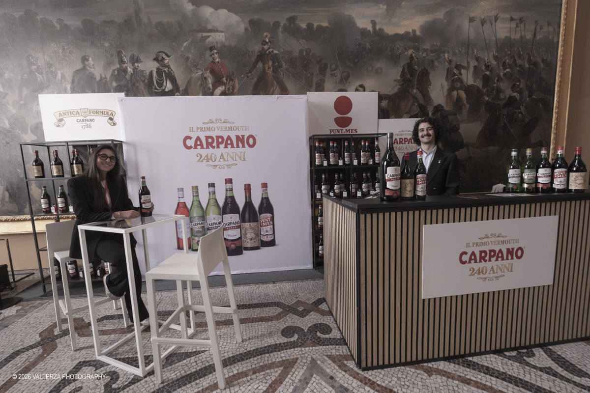 _DSF5667.jpg - 21/02/2026. Torino.  Il Salone del Vermouth di sabato 21 e domenica 22 febbraio Ã¨ ufficialmente SOLD OUT. Un risultato che racconta meglio di qualsiasi parola lâ€™entusiasmo che câ€™Ã¨ attorno a questa edizione. Nella foto lo Stand della Carpano