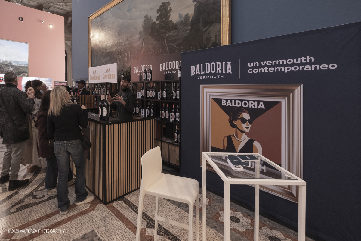 _DSF5894.jpg - 21/02/2026. Torino.  Il Salone del Vermouth di sabato 21 e domenica 22 febbraio Ã¨ ufficialmente SOLD OUT. Un risultato che racconta meglio di qualsiasi parola lâ€™entusiasmo che câ€™Ã¨ attorno a questa edizione. Nella foto lo Stand del Brand BALDORIA