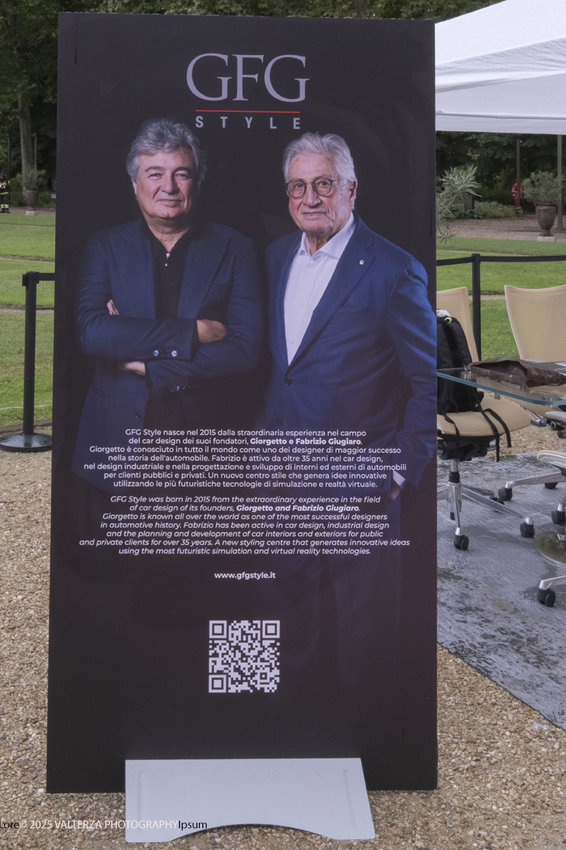 _DSF1567.jpg - 26/09/2025.Torino inaugurata l'edizione 2025 del Salone dell'auto di Torino. Nella foto  l'area dei giardini reali dedicata a Fabrizio e Giorgetto Giugiaro