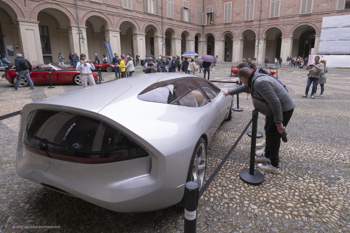 _DSF1830.jpg - 26/09/2025.Torino inaugurata l'edizione 2025 del Salone dell'auto di Torino. Nella foto il cortile interno prospiciente i giardini reali dedicato alle realizzazioni Pininfarina