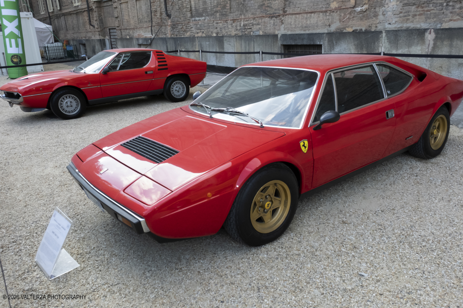 _DSF0163.jpg - 11-13 Settembre 2026. Torino. Tributo al grande Designer Marcello Gandini. Nella foto  esposizione di  supercar disegnate da Marcello Gandini, Dino 308 GT4