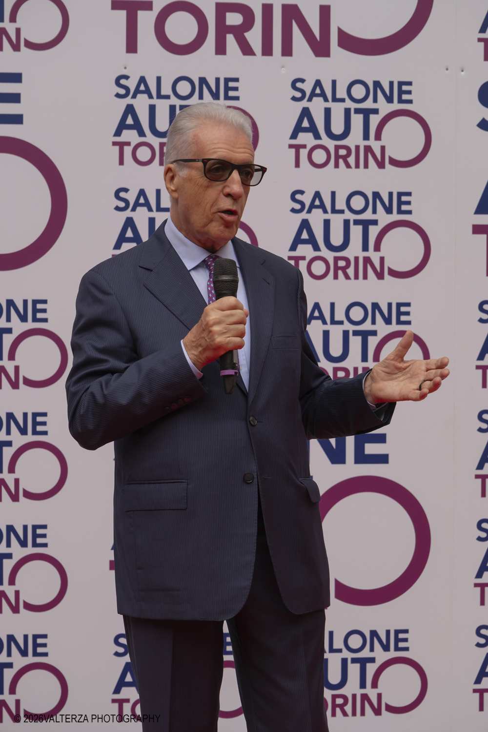 _DSF7273.jpg - 11/09/2026. Torino. 3Âª EDIZIONE DI SALONE AUTO TORINO. Inaugurazione e celebrazionedel centenario della nascita di Sergio Pininfarina. Nella foto Piero Ferrari