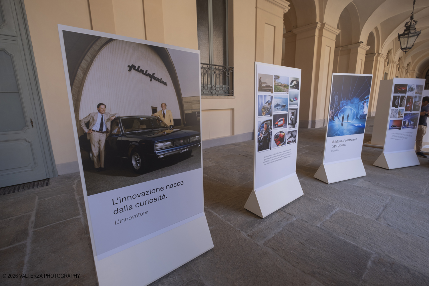 _DSF8370.jpg - 11/09/2026. Torino. 3Âª EDIZIONE DI SALONE AUTO TORINO. Inaugurazione e celebrazionedel centenario della nascita di Sergio Pininfarina. Nella foto mostra fotografica dedicata all'evento