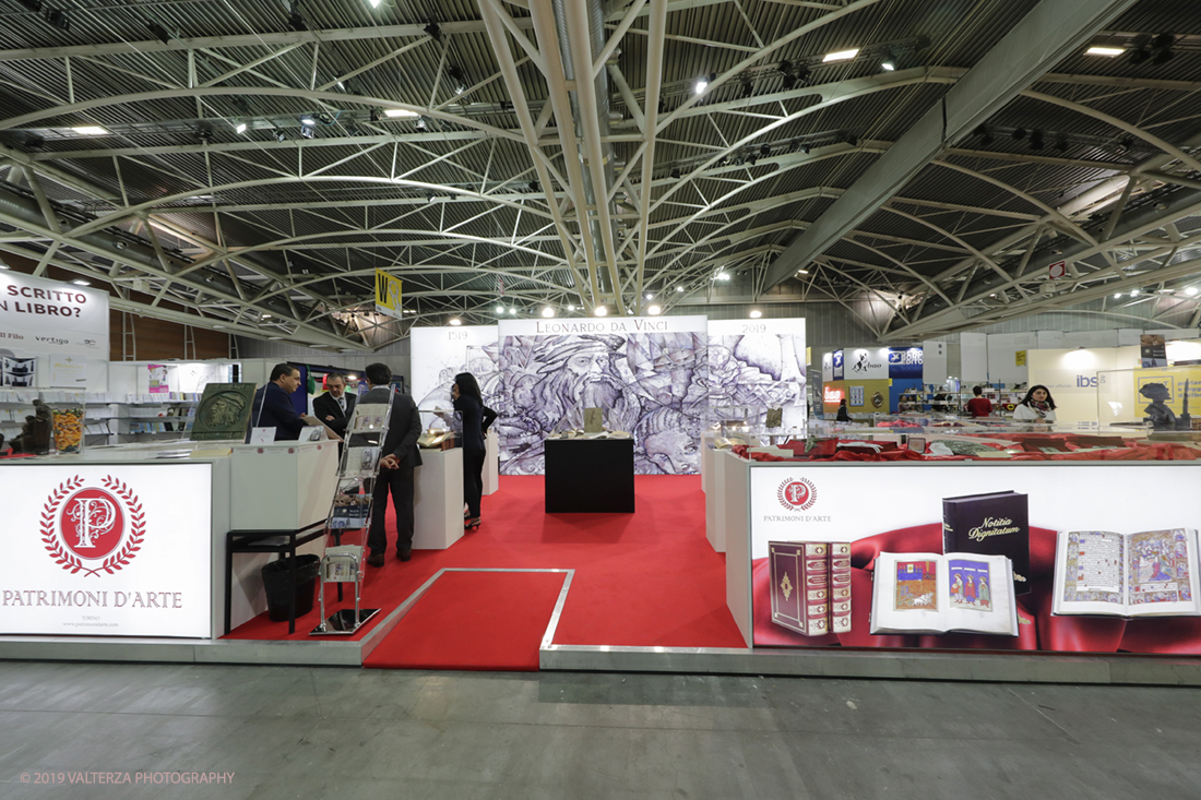 _G3I3976.jpg - 09/05/2019. Torino, 32mo Salone Internazionale del Libro. Nella foto lo stand di Patrimoni d'Arte nel nuovo spazio dell'Oval