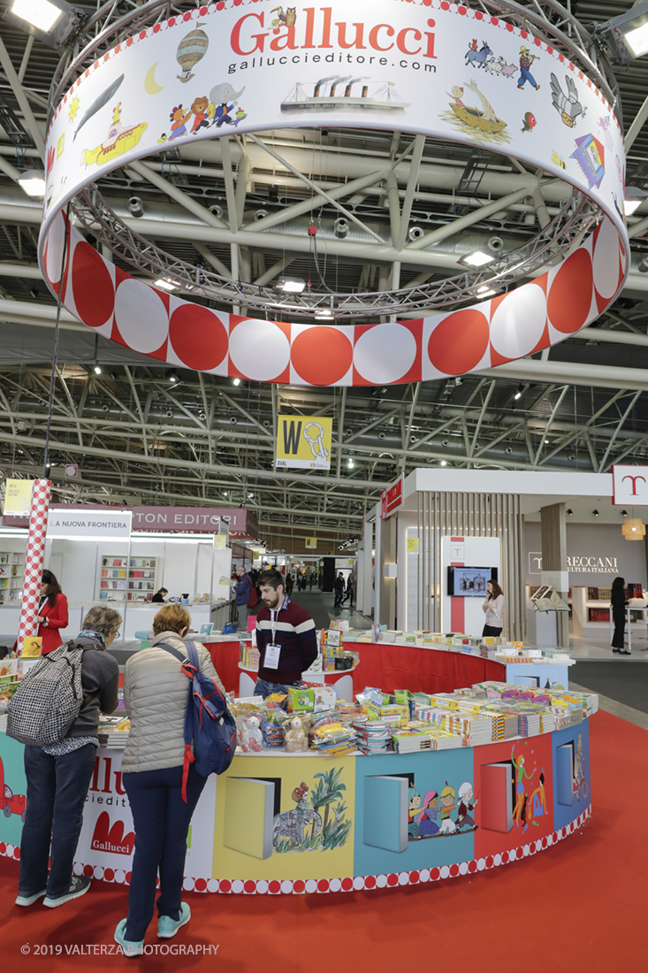 _G3I4087.jpg - 09/05/2019. Torino, 32mo Salone Internazionale del Libro. Nella foto lo stand di Gallucci nel nuovo spazio dell'Oval