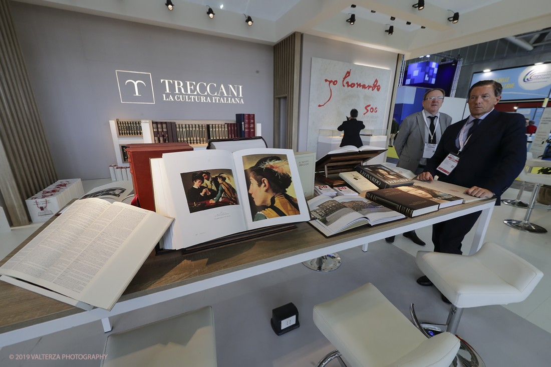 _G3I4098.jpg - 09/05/2019. Torino, 32mo Salone Internazionale del Libro. Nella foto lo stand di Treccani nel nuovo spazio dell'Oval