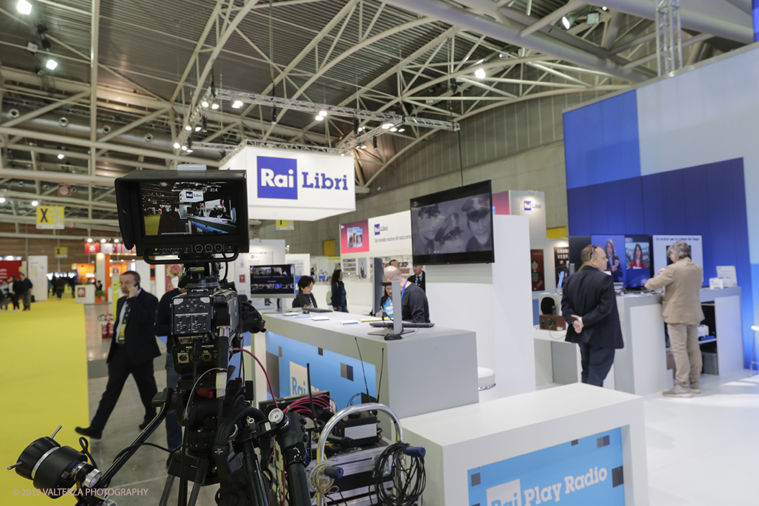 _G3I4136.jpg - 09/05/2019. Torino, 32mo Salone Internazionale del Libro. Nella foto lo stand della RAI nel nuovo spazio dell'Oval