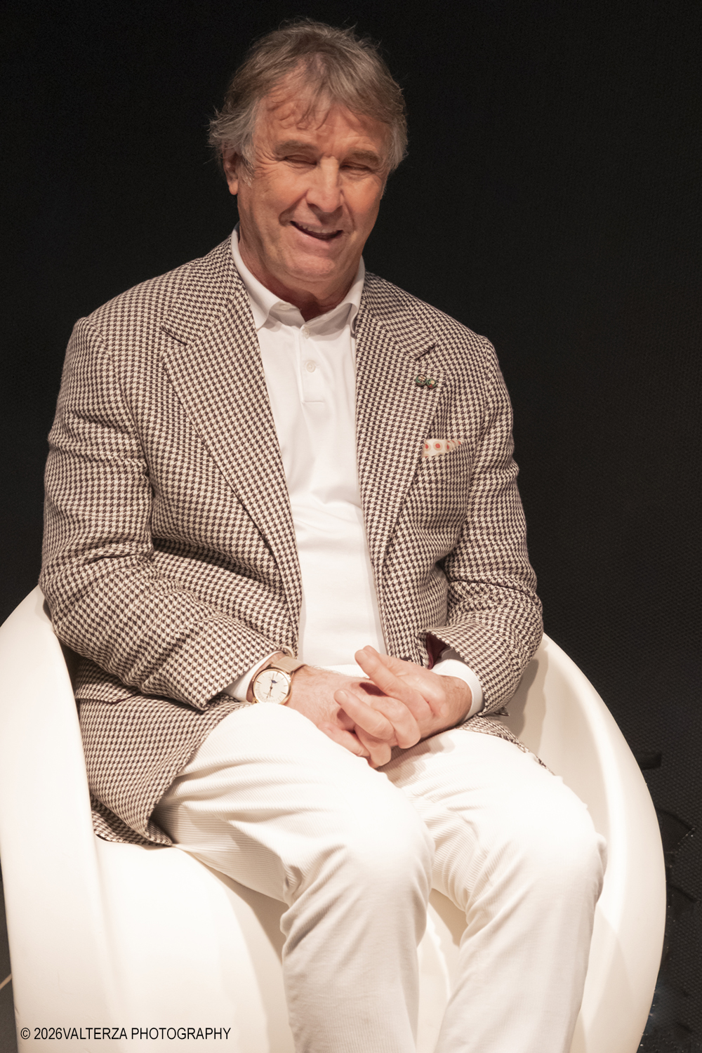 _DSF2221.jpg - 16/05/2026. Torino. Al Salone del Libro di Torino, Brunello Cucinelli ha esposto la sua filosofia lavorativa, il cosiddetto Capitalismo Umanistico, in cui vengono conciliati il profitto per lâ€™azienda e la dignitÃ  economica e morale per gli impiegati Nella foto Brunello Cucinelli