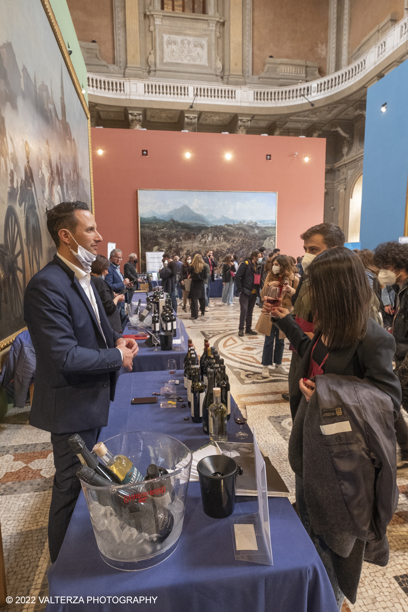 _DSF7454.jpg - 23/04/2022.Torino. Al Museo del Risorgimento Torna il Salone del vino  nell'ambito della Torino Wine Week. Nella foto stand dei produttori di vino presenti al Salone