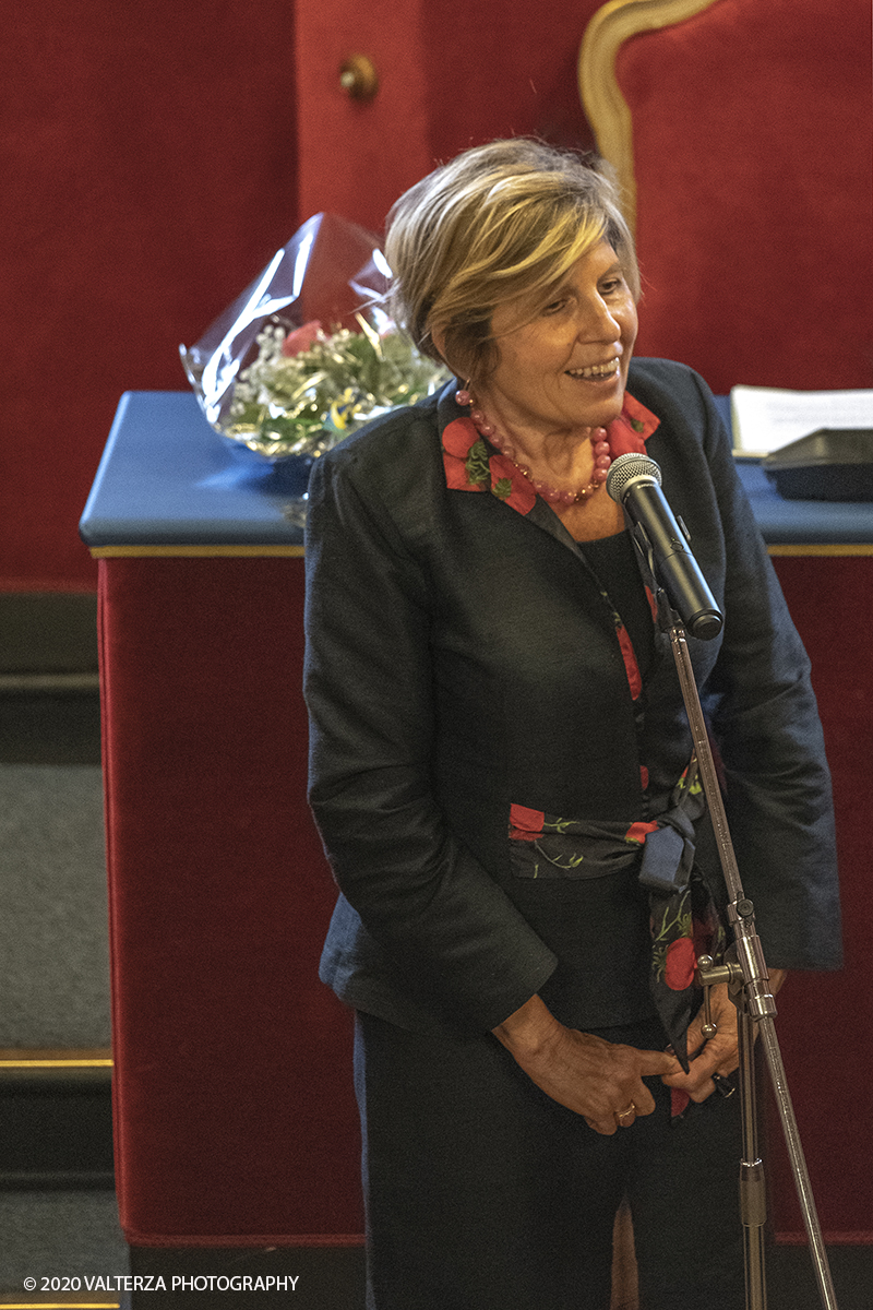 _DSF8823.jpg - 24/06/2020.Torino. Cerimonia di nomina  di sette Ambasciatori dellle eccellenze di Torino. Nella foto l'intervento di Maria Lodovica Gullino, direttore di Agroinnova appena nominata.