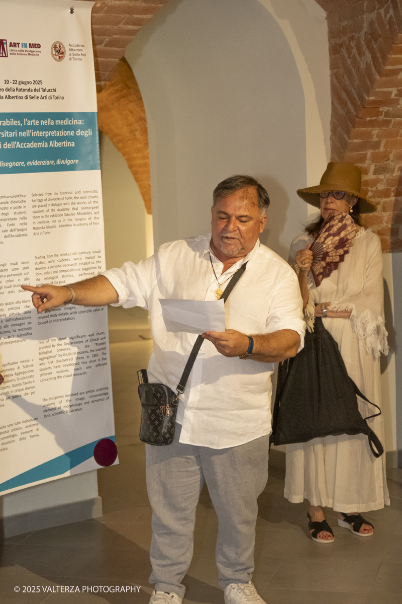 DSCF0349.jpg - 07/07/2025. Torino. Ritorna la Summer Exhibition allâ€™Albertina con il talento dei giovani artisti dellâ€™Accademia. Nella foto un momento della inaugurazione da parte del Presidente Giovanni Quaglia e del Direttore, Salvo Bitonti, presenti rappresentanti della istituzioni, docenti ed allievi