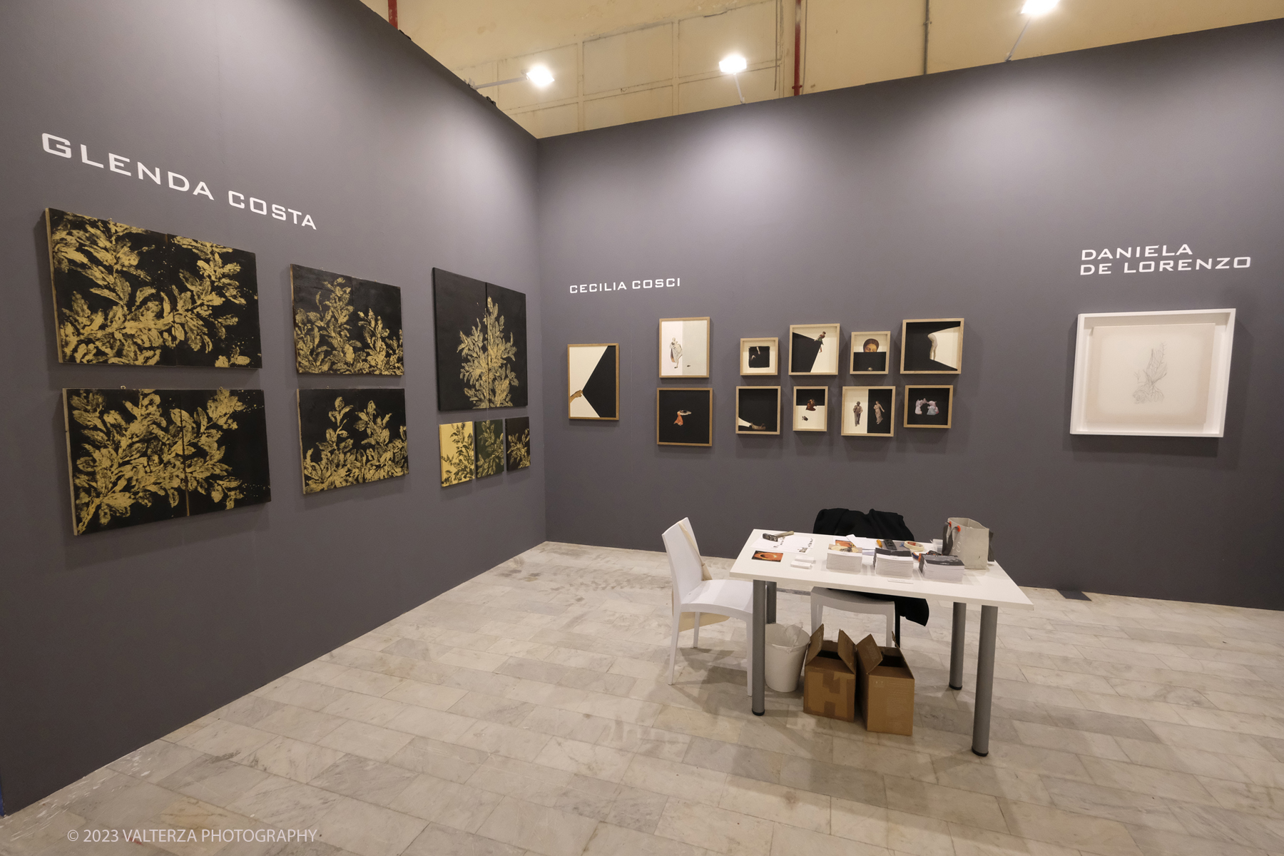 _DSF9543.jpg - 02/11/2023. Torino.Dodicesima edizione per la fiera che  mette in relazione il pubblico con artist run space e spazi no profit. Lâ€™allestimento, con i nomi delle costellazioni, ospita 70 mostre, performance live e unâ€™arena talk. Nella foto la galleria CRUMB GALLERY, Firenze
