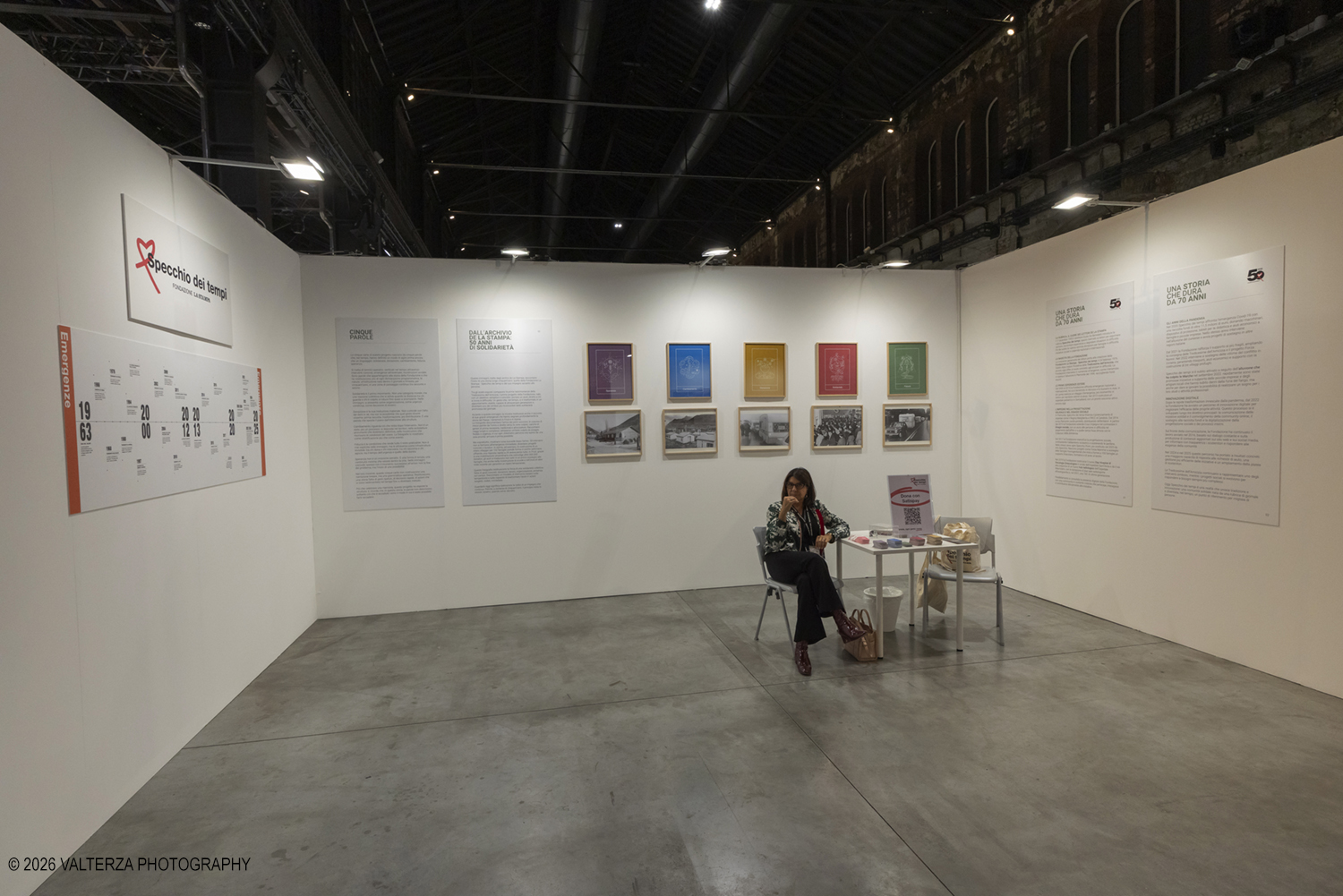 _Z3A4150.jpg - 21/05/2026. Torino La settima edizione di The Phair | Photo Art Fair si tiene a Torino da venerdÃ¬ 22 a domenica 24 maggio 2026 presso la Sala Fucine delle OGR Torino. Si tratta di una fiera internazionale interamente dedicata alla fotografia e alle arti visive contemporanee che utilizzano il mezzo fotografico. Nella foto lo stand della  Fondazione La Stampa Specchio dei Tempi