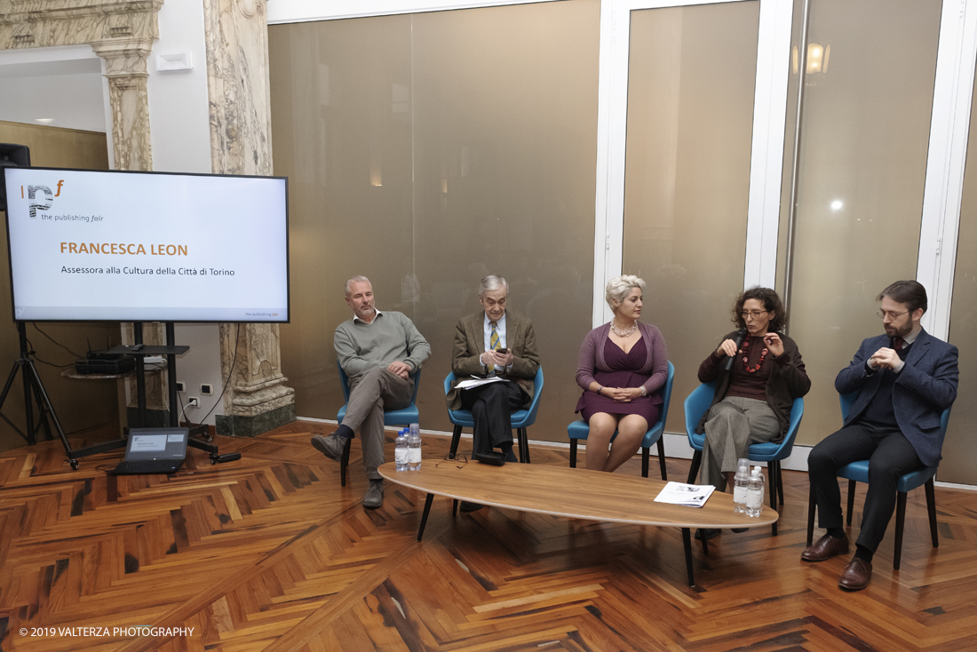 _DSF4433.jpg - 13/11/2019 Primo evento italiano dedicato alla filiera dell'editoria. Nella foto un momento della conferenza stampa.