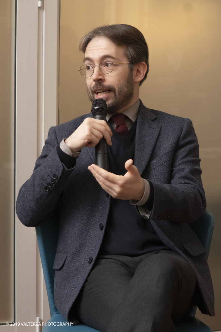_DSF4440.jpg - 13/11/2019 Primo evento italiano dedicato alla filiera dell'editoria. Nella foto l'intervento di Simone Lattes amministratore delegato di Lattes Editori