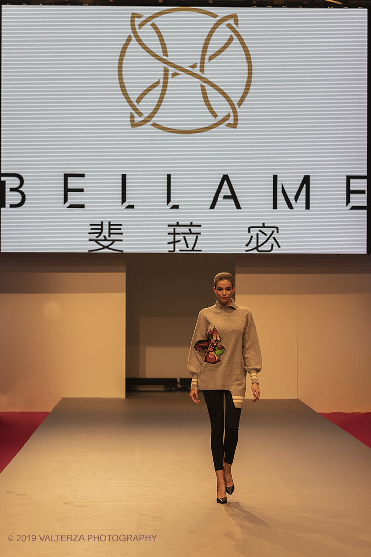 _G3I3611.jpg - 27-06-2019. Torino, quest'anno la Cina  ha aperto le sfilate della settimana di moda  della TFW . Nella foto una creazione del brand Bellame