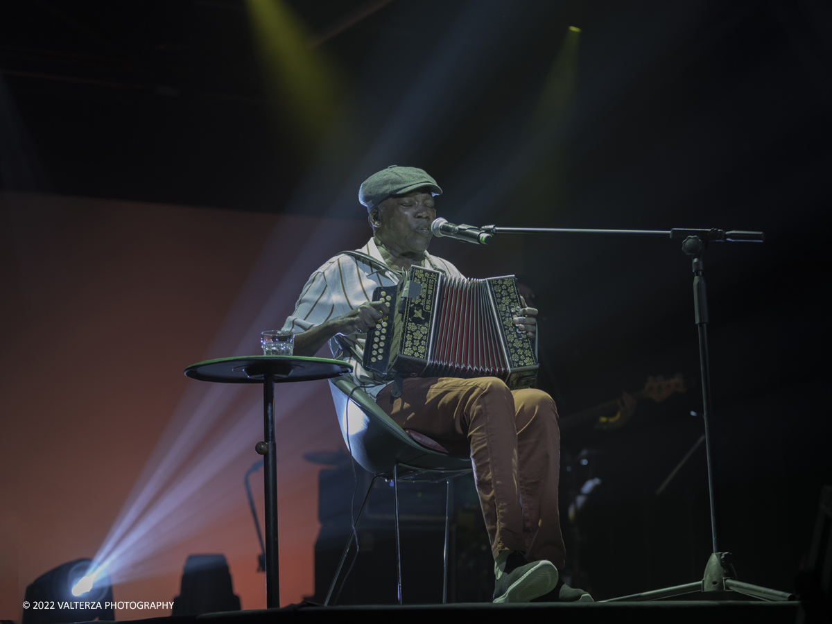 _G3I8978.jpg - 15/06/2022.Torino. Nascimento Ã¨ un idolo della musica brasiliana, un cantautore celebrato in tutto il Mondo. Parte da Torino il tour di addio ai palchi di Nascimiento. Nella foto Milton Nascimento