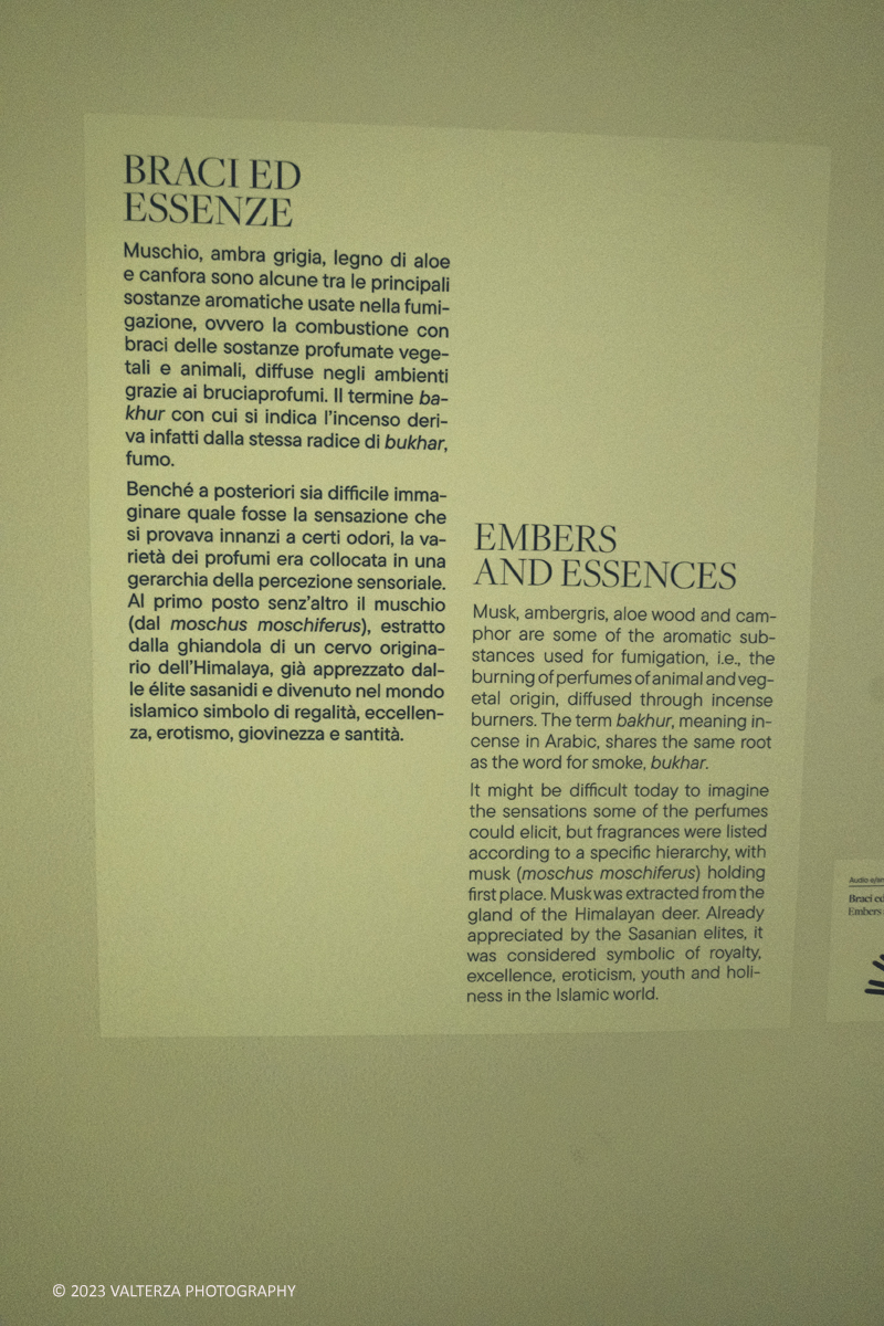 _DSF8452.jpg - 04/10/2023. Torino. La mostra, senza avere la pretesa di essere esaustiva, presenta una selezione di manufatti che offrono alternative al paradigma eurocentrico dellâ€™eccellenza artistica, riaffermando il ruolo cruciale svolto dallâ€™Asia centrale nella creazione e nella trasmissione di idee su scala globale. Dal 5 ottobre 2023 fino al 1Â° settembre 2024.Dopo Torino la mostra andrÃ  a Shangai. Nella foto  uno dei tabelloni esplicativi
