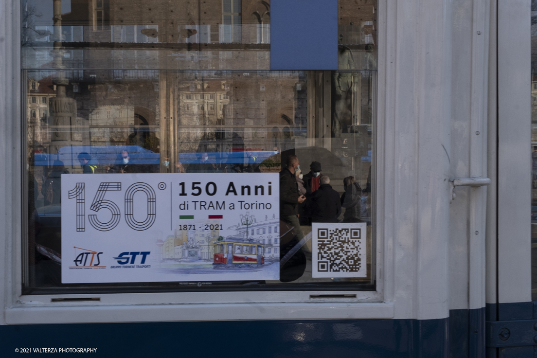 _DSF8764.jpg - 05/12/2021.Torino. Il Trolley Festival  giunge alla 15Â° edizione  e questâ€™anno Ã¨ anche lâ€™occasione per lâ€™apertura dei festeggiamenti per i 150 anni del tram a Torino. La prima corsa di un tram a cavalli avvenne infatti il 29 dicembre 1871. Nella foto targa dell'avvenimento.