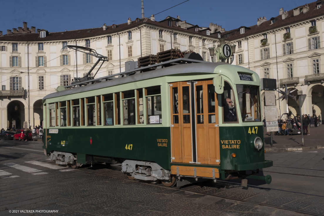 _DSF9150.jpg - 05/12/2021.Torino. Il Trolley Festival  giunge alla 15Â° edizione  e questâ€™anno Ã¨ anche lâ€™occasione per lâ€™apertura dei festeggiamenti per i 150 anni del tram a Torino. La prima corsa di un tram a cavalli avvenne infatti il 29 dicembre 1871. Nella foto tram ACEGAT Trieste anno di costruzione 1938