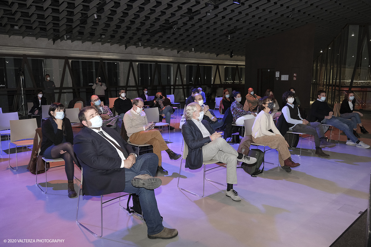 _DSF8213.jpg - 17/10/2020. Torino. Nuvola Lavazza. 20 anni in nome della BiodiversitÃ . Nella foto un momento della conferenza stampa.