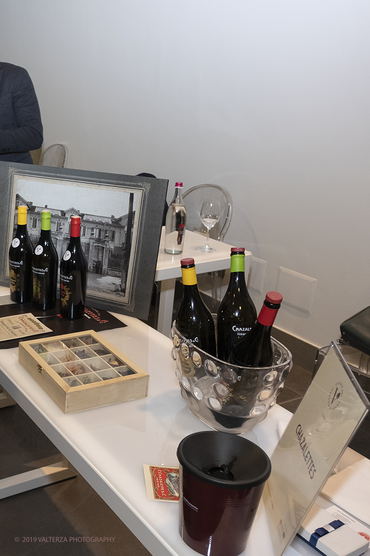 _DSF4743.jpg - 16-11-2019. Torino.   al vino aromatizzato Ã¨ stato dedicato un weekned giornata con degustazioni, miscelazioni e workshop, organizzata dallâ€™Istituto del Vermouth che ha invitato i 18 produttori storici per raccontare segreti e tradizione dello storico aperitivo. Nella foto l'area dove si degustano i Vermouth di 18 produttori storici italiani.