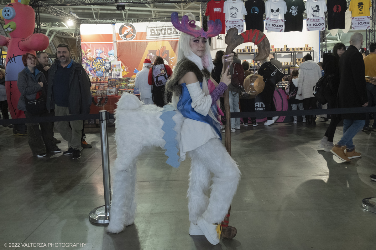 _DSF0539.jpg - O3/12/2022. Torino. Ottava edizione di Xmas Comics&Games, la grande festa dellâ€™intrattenimento dedicata a grandi e piccini con fumetti, giochi, videogames, cosplay e musica. Il tema dellâ€™edizione 2022 Ã¨ Celebrating nerds culture, un omaggio alla storia della cultura nerd dagli albori a oggi. Xmas Comics celebra quella che ormai Ã¨ una passione di massa. Nella foto figura di Cosplayer