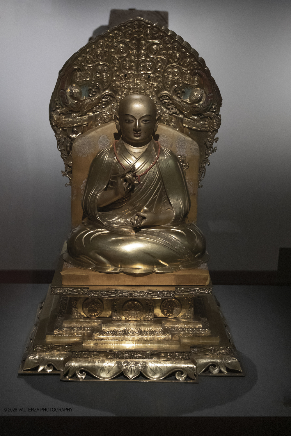 DSCF2989.jpg - 26/02/2026. Torino.  Zanabazar: The Wisdom of the Steppes. Capolavori del XVII secolo dal cuore della Mongolia al MAO. Nella foto  autoritratto scultoreo in bronzo di Zanabazar Momgolia XVII sec.