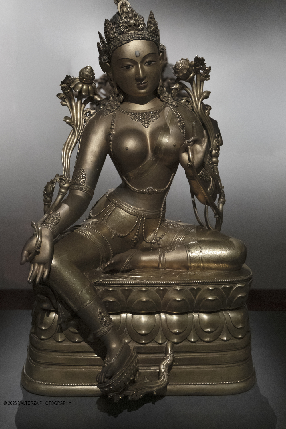 DSCF2994.jpg - 26/02/2026. Torino.  Zanabazar: The Wisdom of the Steppes. Capolavori del XVII secolo dal cuore della Mongolia al MAO. Nella foto  l'opera la Tara Verde Momgolia XVII sec.