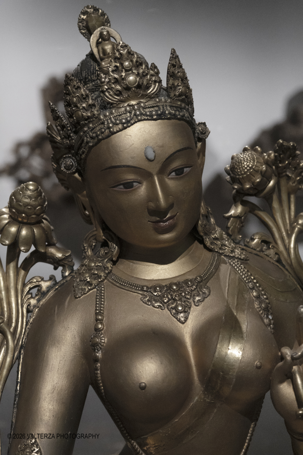 DSCF3010.jpg - 26/02/2026. Torino.  Zanabazar: The Wisdom of the Steppes. Capolavori del XVII secolo dal cuore della Mongolia al MAO. Nella foto  l'opera la Tara Verde Momgolia XVII sec.