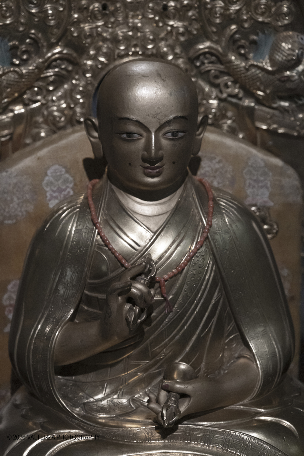 DSCF3016.jpg - 26/02/2026. Torino.  Zanabazar: The Wisdom of the Steppes. Capolavori del XVII secolo dal cuore della Mongolia al MAO. Nella foto  autoritratto scultoreo in bronzo di Zanabazar Momgolia XVII sec.