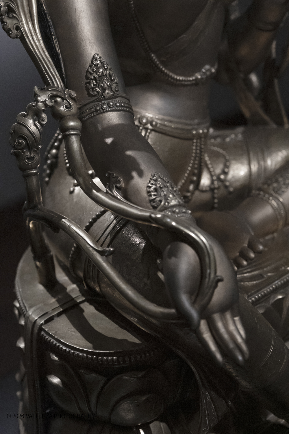 DSCF3047.jpg - 26/02/2026. Torino.  Zanabazar: The Wisdom of the Steppes. Capolavori del XVII secolo dal cuore della Mongolia al MAO. Nella foto  l'opera la Tara Verde Momgolia XVII sec. Particolare