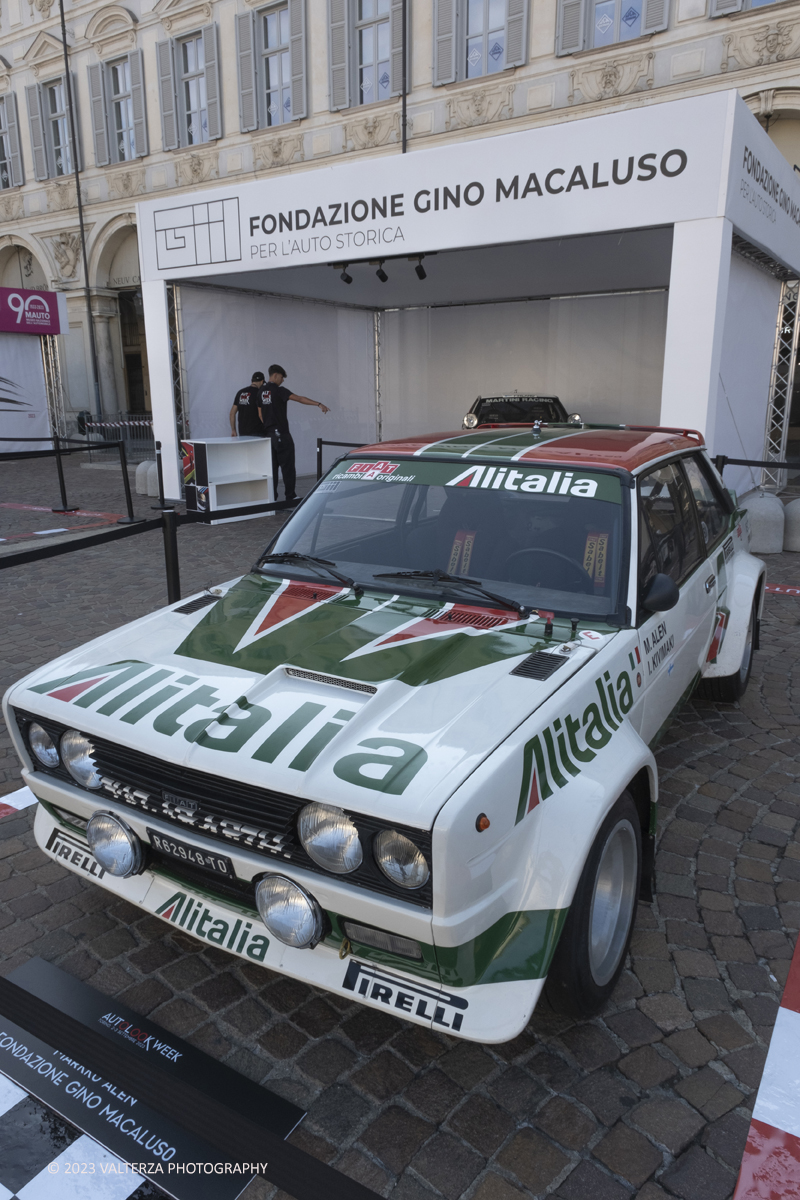 _DSF0392.jpg - 02/09/2023. Torino. Autolook Week Torino Ã¨ il festival che celebra la storia del motorsport e le auto da competizione. Nella foto tra le macchine in mostra FIAT 131 AlÃ¨n 1978