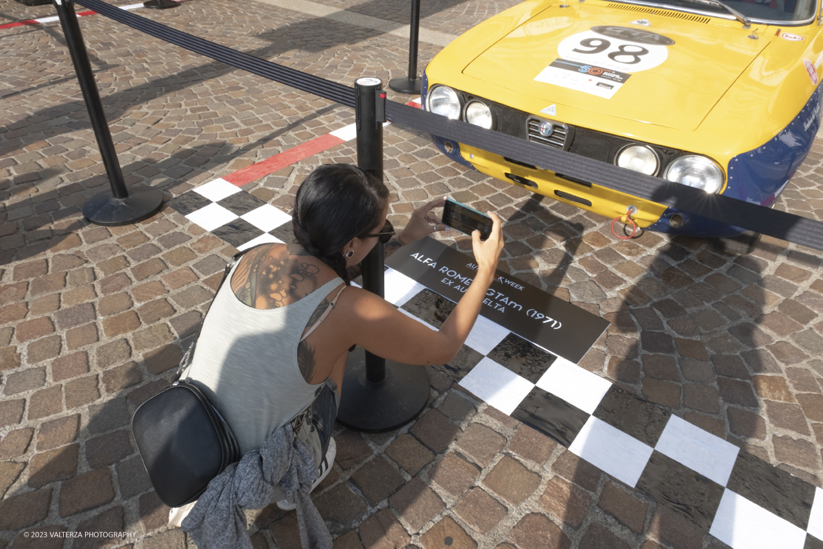 _DSF0681.jpg - 02/09/2023. Torino. Autolook Week Torino Ã¨ il festival che celebra la storia del motorsport e le auto da competizione. Nella foto in visita al parco delle vetture esposte