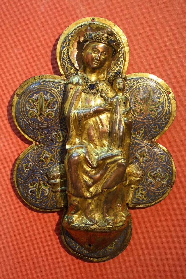 IlCollezionistaDiMeraviglie_028.JPG - Placca con la Madonna e il Bambino - Llmoges, meta del XlII secolo