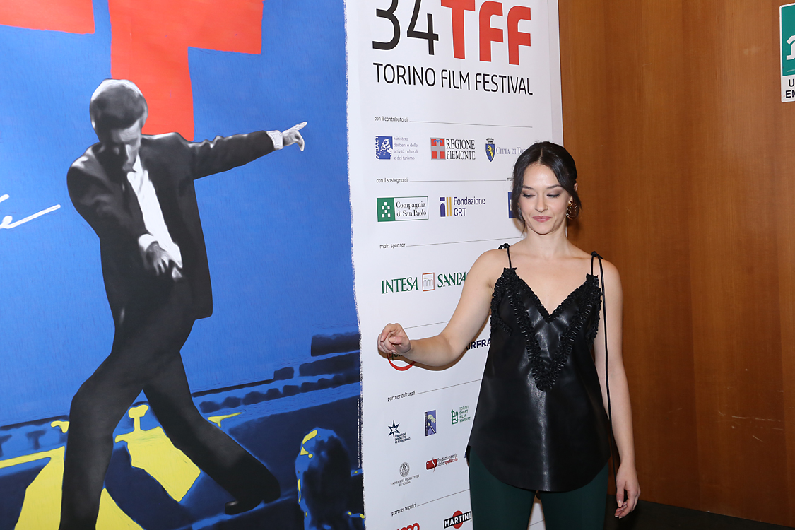 ConfStampa_17.jpg - Craig Goodwill (regista), AnaleightTipton, Marta Gastini, Jakob Cedegren, Valentin Merlet (attori), Neil Dunn(produttore) di Sadie (Canada/Italia, 2016), Paolo Manera (FCTP).