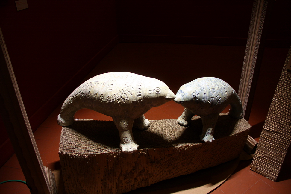 Lituania_16.JPG - Terre di Kaunas e Vilnius  Juozas Lebednykas  Uccelli  2013 - Argilla, ossidi, modellazione, 1280' C