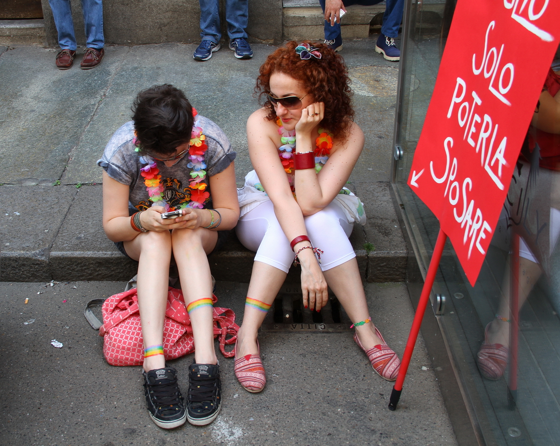 Gaypride2015_024.JPG - Torino 27 Giugno 2015 Gay Pride - Preparativi prima della sfilata