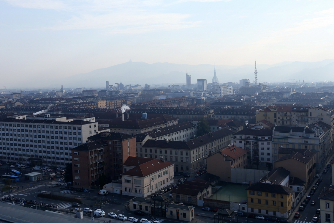 LaMontagnaNellaCittà_24.JPG - Torino nella nebbia dalla balconata del Palazzo della Città Metropolitana