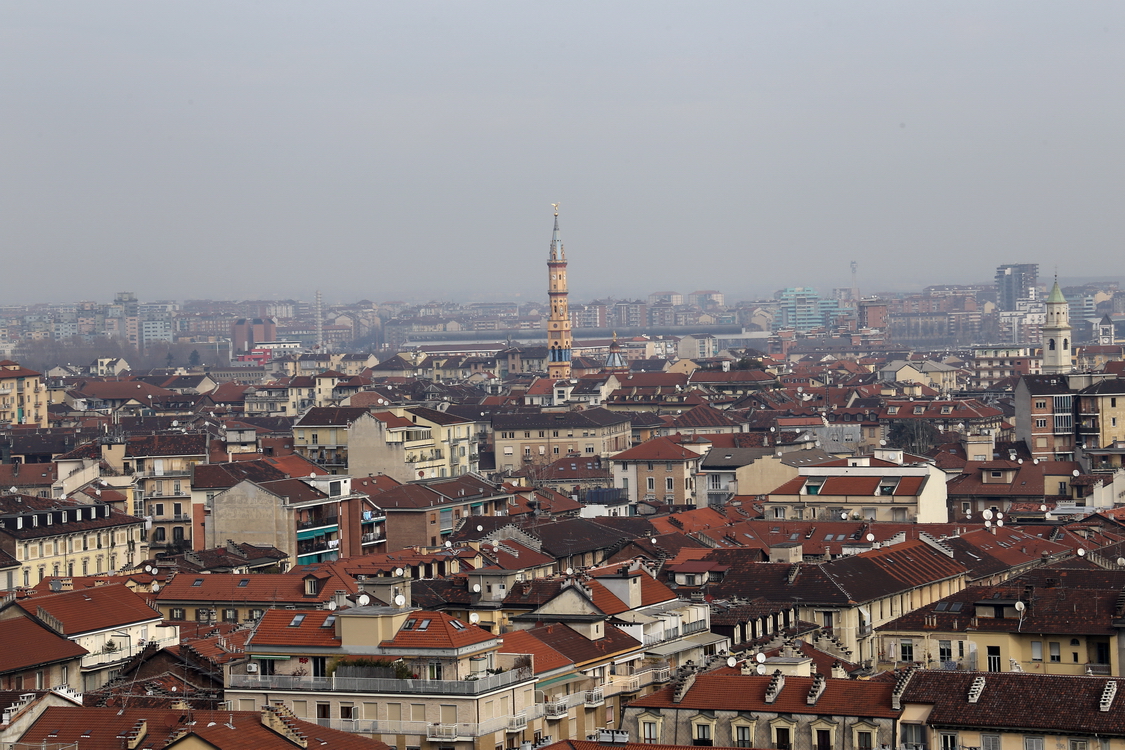 LaMontagnaNellaCittà_39.JPG - Torino nella nebbia dalla balconata del Palazzo della Città Metropolitana